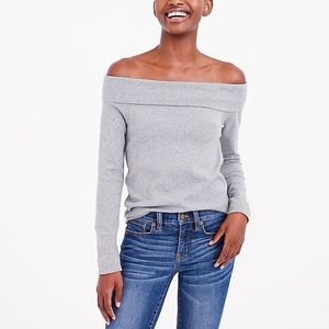🌟*2 for $10* NWOT J. Crew Off-Shoulder Sweater